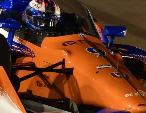 2018 Verizon IndyCar Series Phoenix testing
Phoenix Raceway, Avondale, Arizona, USA
Thursday 8 February 2018
Scott Dixon, Chip Ganassi Racing Honda tests windscreen at night 
World Copyright: Scott R LePage/LAT Images
ref: Digital Image _SRL0673