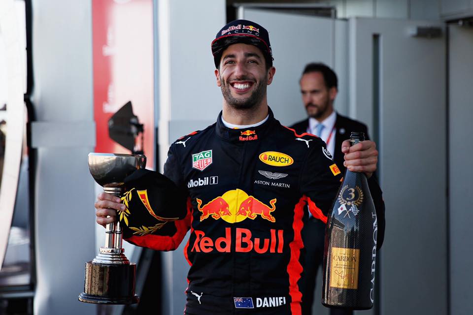 Daniel Ricciardo sní o pódiu