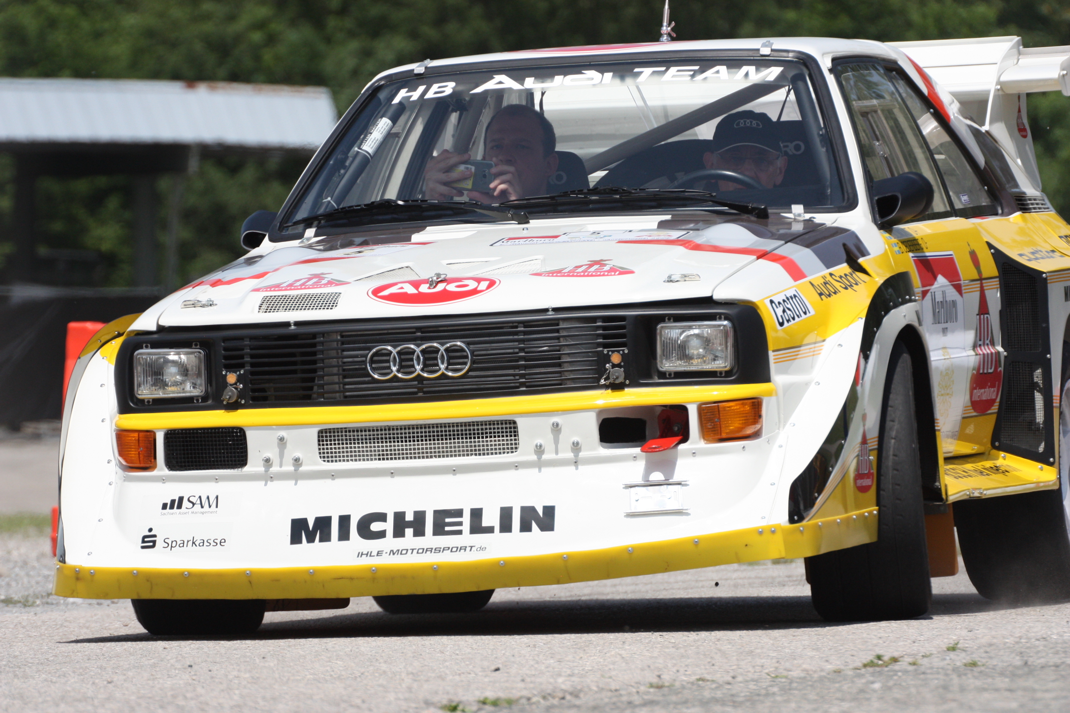 Vítězi slosování se mohli těšit ba divokou jízdu s originálním rallye-monstrem Audi S1...