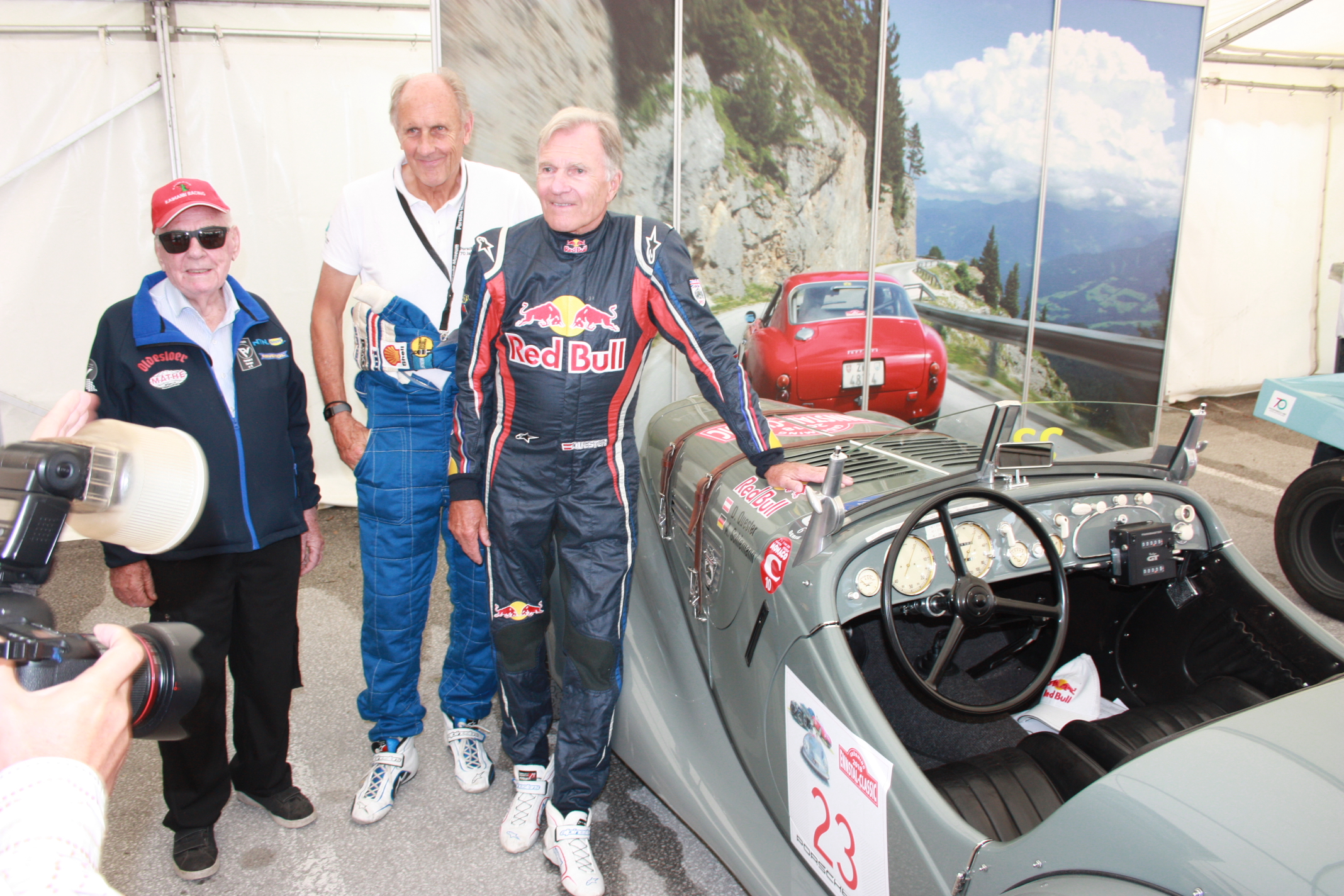 Velikáni našeho sportu: Kurt Bergmann (Kaimann), Hans-Joachim Stuck a Dieter Quester