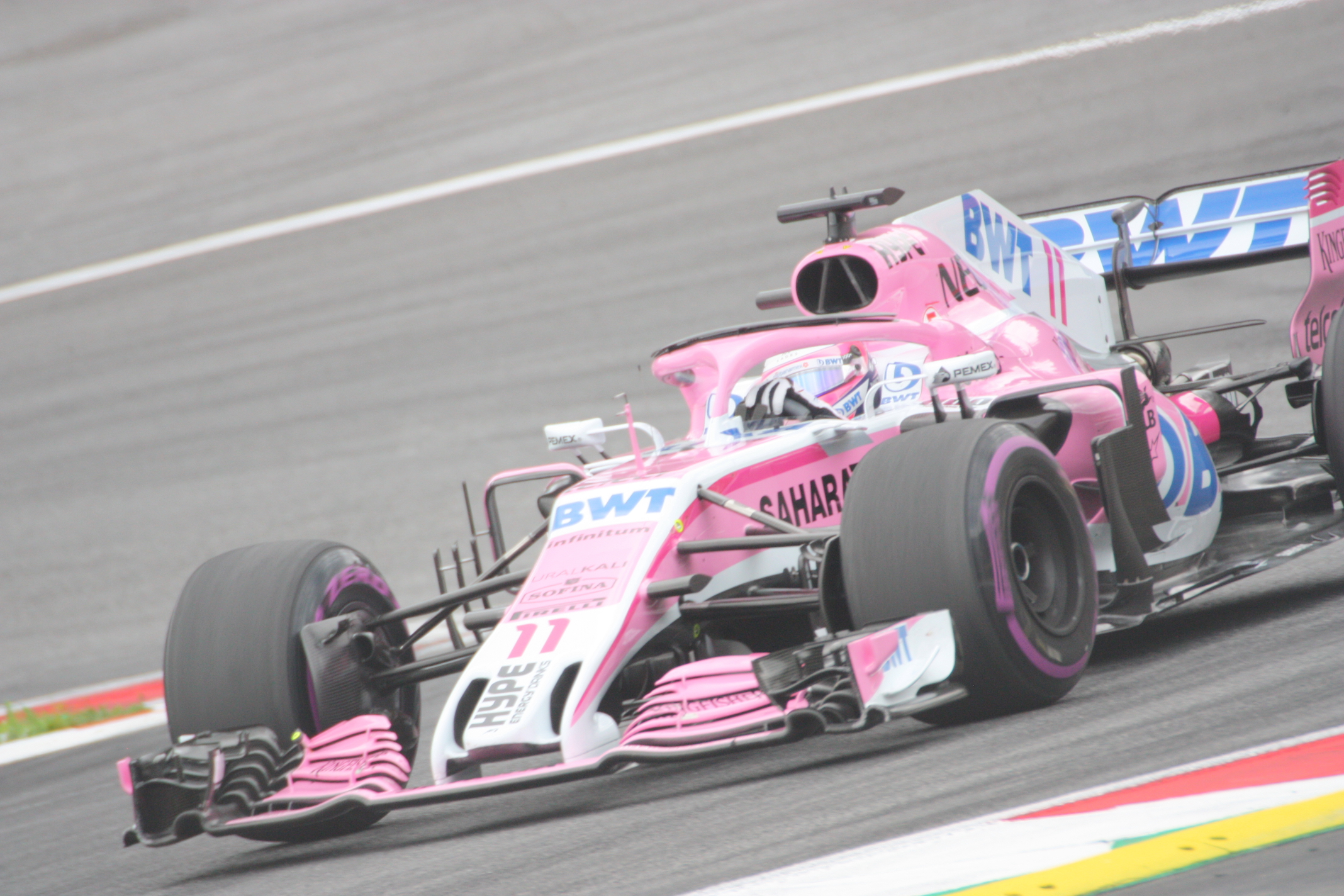 Také Force India se vracely z Rakouska s kupou bodů. Ocon dojel 6., Perez hned za ním