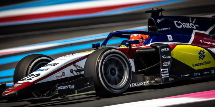 Le Castellet (FRA) JUL 22-24 2024 - Round 9 of the Formula 2 Championship 2022 at Circuit Paul Ricard. Enzo Fittipaldi #22 Charouz Racing System © 2022 Diederik van der Laan / Dutch Photo Agency